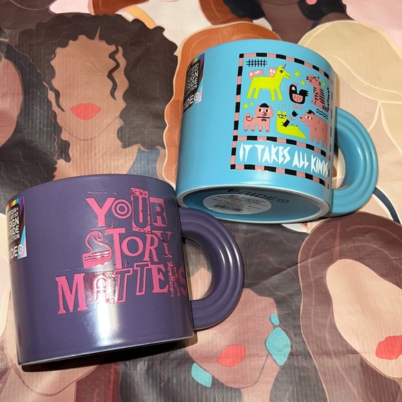 COPY - New Two 15oz Stoneware Mug - Your Story Matters & It Takes All Kinds- Pr… - Picture 1 of 6